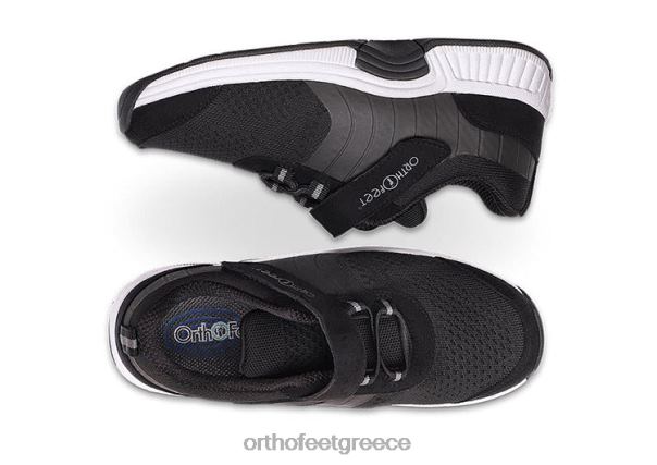 Orthofeet γυναίκες 84N2Z90 καθημερινά παπούτσια μαύρος joelle stretch πλεκτό