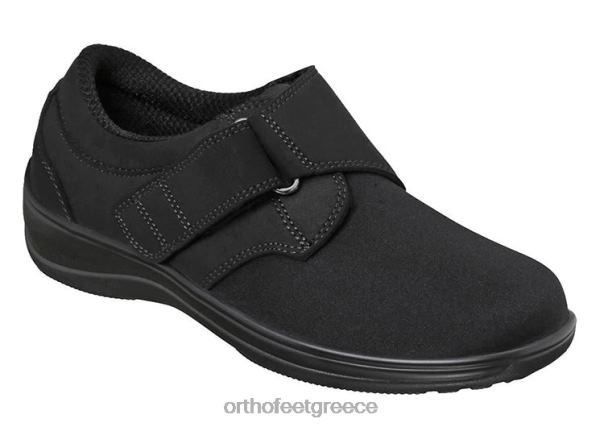 Orthofeet γυναίκες 84N2Z93 καθημερινά παπούτσια μαύρος τέντωμα wichita