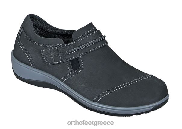 Orthofeet γυναίκες 84N2Z97 καθημερινά παπούτσια μαύρος solerno