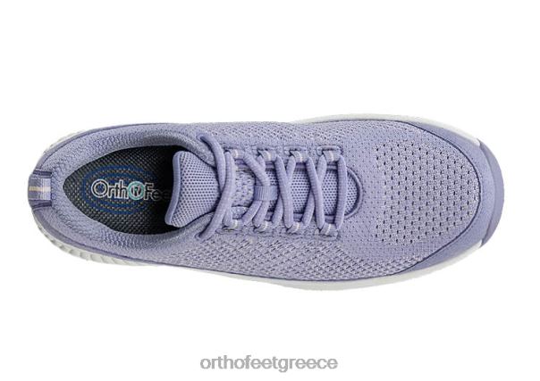 Orthofeet γυναίκες 84N2Z45 αθλητικά λεβάντα κοραλί ελαστικό πλεκτό