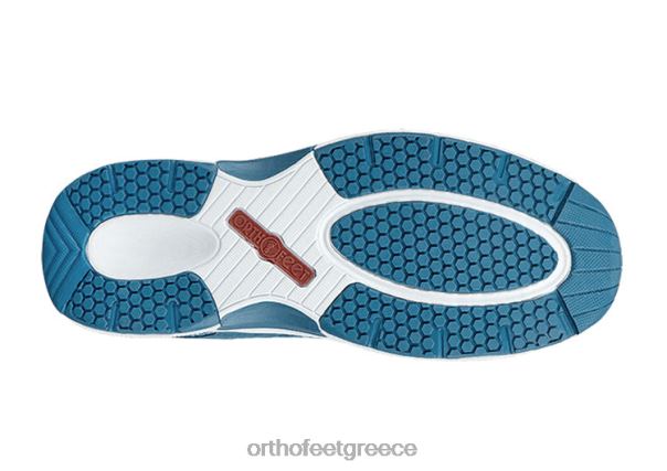 Orthofeet γυναίκες 84N2Z46 αθλητικά μπλε κοραλί ελαστικό πλεκτό