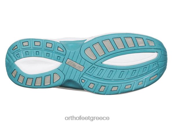 Orthofeet γυναίκες 84N2Z48 αθλητικά τουρκουάζ κοραλί ελαστικό πλεκτό