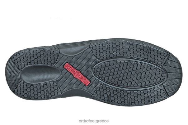 Orthofeet γυναίκες 84N2Z50 αθλητικά κοραλί χωρίς γραβάτα δαντέλα μαύρο κοραλί χωρίς γραβάτα