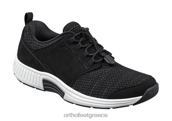 Orthofeet γυναίκες 84N2Z55 αθλητικά μαύρος francis no-tie