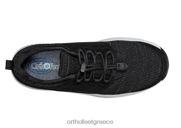 Orthofeet γυναίκες 84N2Z55 αθλητικά μαύρος francis no-tie