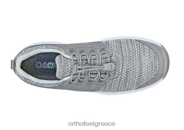 Orthofeet γυναίκες 84N2Z56 αθλητικά γκρί francis no-tie
