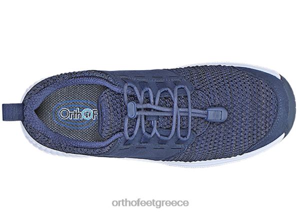 Orthofeet γυναίκες 84N2Z57 αθλητικά μπλε francis no-tie