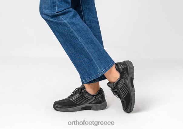 Orthofeet γυναίκες 84N2Z62 αθλητικά μαύρος verve tie-less