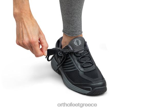 Orthofeet γυναίκες 84N2Z62 αθλητικά μαύρος verve tie-less