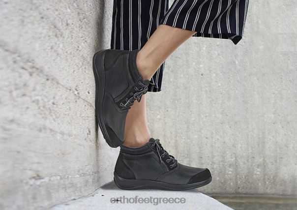 Orthofeet γυναίκες 84N2Z78 μπότες μαύρος Μιλάνο