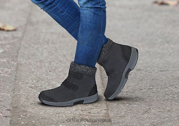 Orthofeet γυναίκες 84N2Z81 μπότες μαύρος Φλωρεντία αδιάβροχο