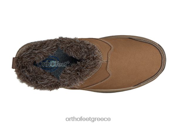 Orthofeet γυναίκες 84N2Z86 μπότες καφέ Σιένα