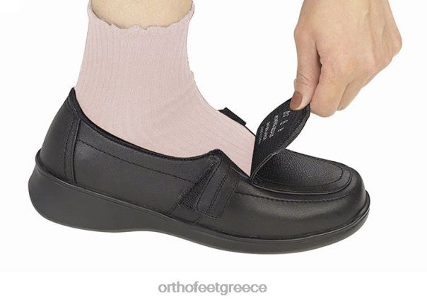 Orthofeet γυναίκες 84N2Z112 φόρεμα παπούτσια μαύρος Τσέλσι