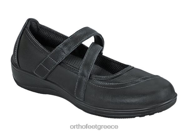 Orthofeet γυναίκες 84N2Z113 παπούτσια Mary Jane μαύρος σελίνα