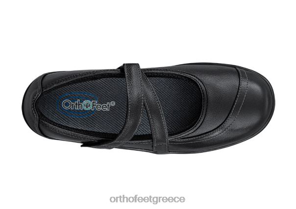 Orthofeet γυναίκες 84N2Z113 παπούτσια Mary Jane μαύρος σελίνα