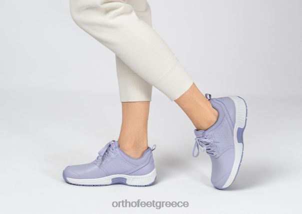 Orthofeet γυναίκες 84N2Z60 ιατρικά παπούτσια λεβάντα talya αντιολισθητικό