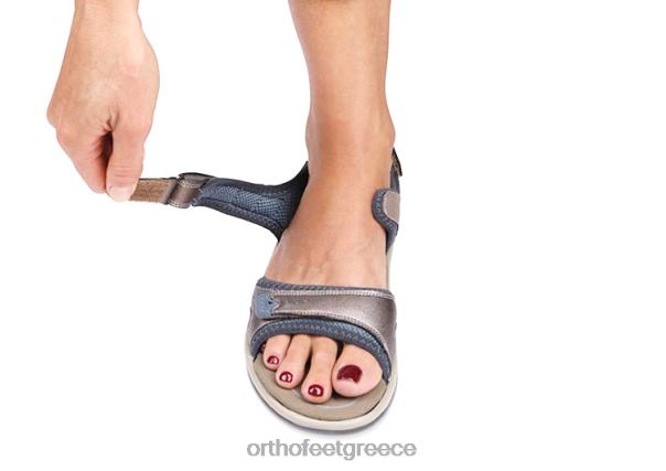 Orthofeet γυναίκες 84N2Z17 σανδάλια κασσίτερος malibu αμφίδρομος ιμάντας