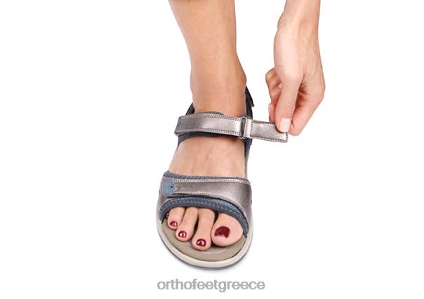 Orthofeet γυναίκες 84N2Z17 σανδάλια κασσίτερος malibu αμφίδρομος ιμάντας