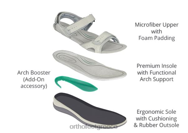 Orthofeet γυναίκες 84N2Z18 σανδάλια οστό malibu αμφίδρομος ιμάντας