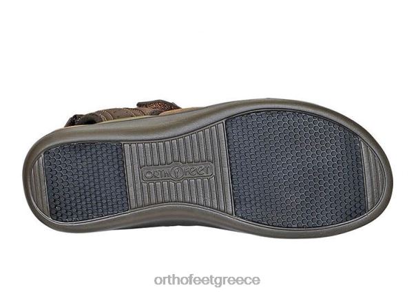 Orthofeet γυναίκες 84N2Z19 σανδάλια καφέ malibu αμφίδρομος ιμάντας