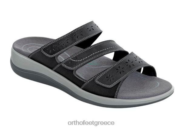 Orthofeet γυναίκες 84N2Z24 σανδάλια μαύρος Σαχάρα