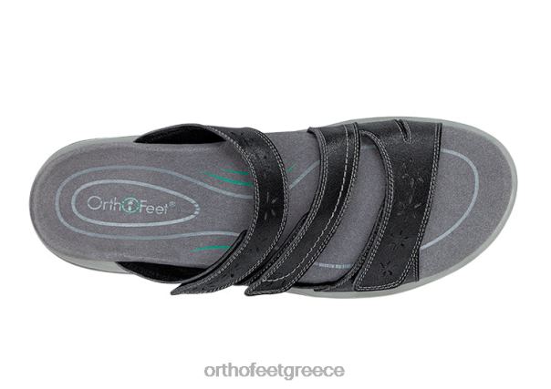 Orthofeet γυναίκες 84N2Z24 σανδάλια μαύρος Σαχάρα
