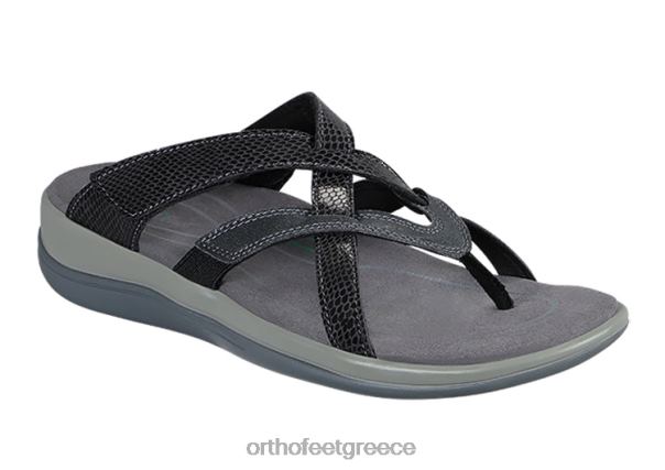 Orthofeet γυναίκες 84N2Z30 σανδάλια μαύρος clio