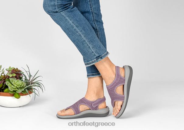 Orthofeet γυναίκες 84N2Z33 σανδάλια τριαντάφυλλο λύρα