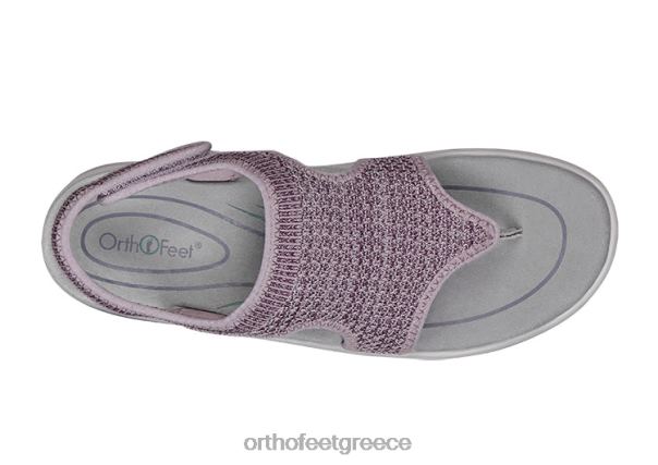 Orthofeet γυναίκες 84N2Z33 σανδάλια τριαντάφυλλο λύρα
