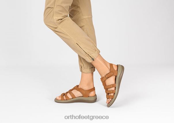 Orthofeet γυναίκες 84N2Z9 σανδάλια καμήλα αμάλφι