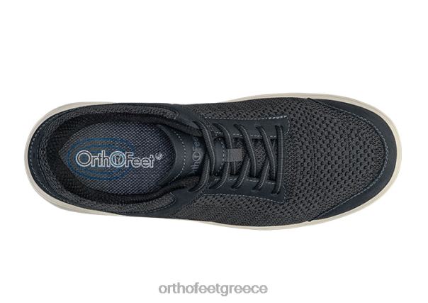 Orthofeet άνδρες 84N2Z163 καθημερινά παπούτσια ξυλάνθρακας μικρό τύμπανο