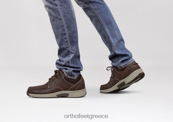 Orthofeet άνδρες 84N2Z166 καθημερινά παπούτσια καφέ Λέων