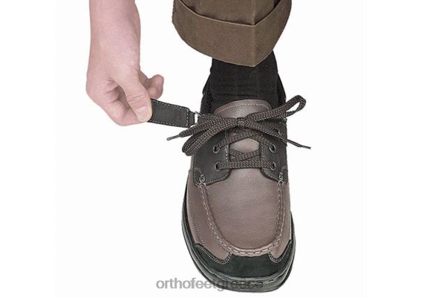 Orthofeet άνδρες 84N2Z167 καθημερινά παπούτσια καφέ μπατόν ρουζ χωρίς γραβάτα