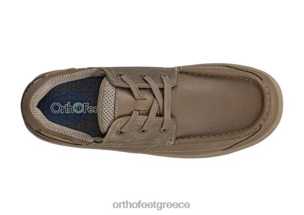 Orthofeet άνδρες 84N2Z168 καθημερινά παπούτσια άμμος μπατόν ρουζ