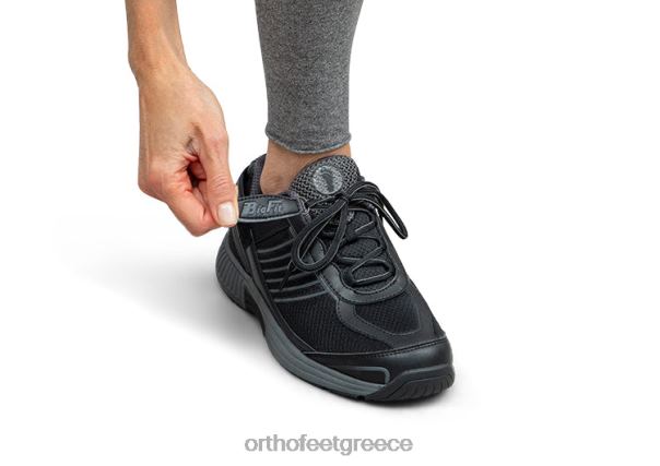 Orthofeet άνδρες 84N2Z135 αθλητικά μαύρος σπριντ χωρίς ισοπαλία
