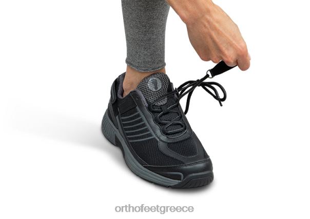 Orthofeet άνδρες 84N2Z135 αθλητικά μαύρος σπριντ χωρίς ισοπαλία