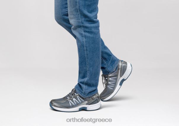 Orthofeet άνδρες 84N2Z136 αθλητικά γκρί σπριντ χωρίς ισοπαλία