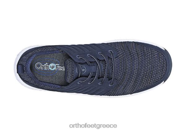 Orthofeet άνδρες 84N2Z138 αθλητικά μπλε τακόμα ελαστικό πλεκτό