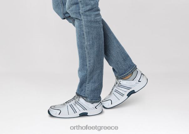 Orthofeet άνδρες 84N2Z142 αθλητικά άσπρο Monterey Bay χωρίς γραβάτα
