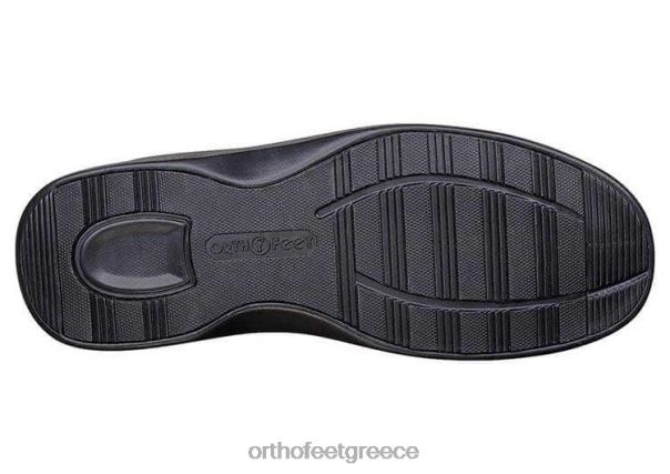 Orthofeet άνδρες 84N2Z170 φόρεμα παπούτσια μαύρος ευγενική