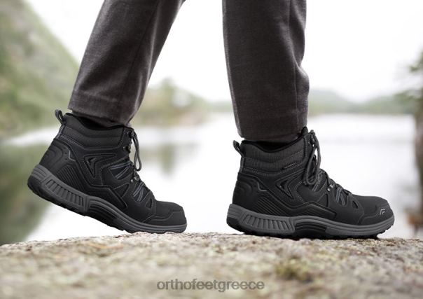 Orthofeet άνδρες 84N2Z149 παπούτσια ορειβασίας μαύρος ridgewood