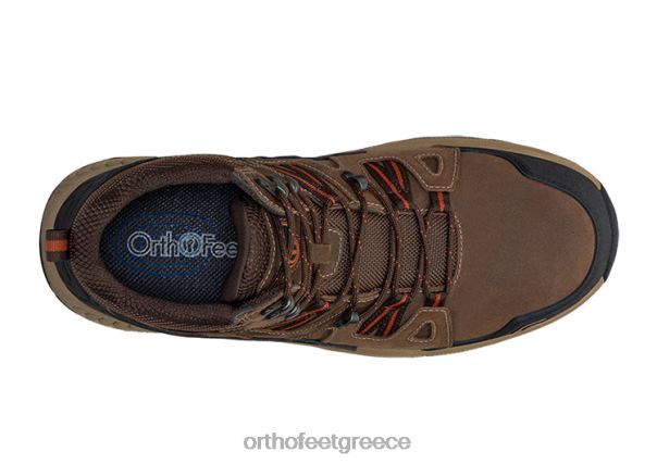 Orthofeet άνδρες 84N2Z150 παπούτσια ορειβασίας καφέ ridgewood