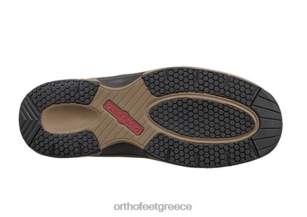Orthofeet άνδρες 84N2Z154 μπότες σκούρο καφέ highline
