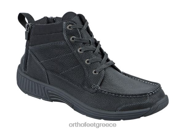 Orthofeet άνδρες 84N2Z155 μπότες μαύρος φερμουάρ ranger