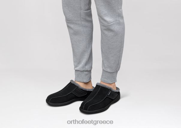 Orthofeet άνδρες 84N2Z180 παντούφλες μαύρος Άσβιλ