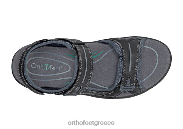 Orthofeet άνδρες 84N2Z120 σανδάλια μαύρος Δίδυμοι
