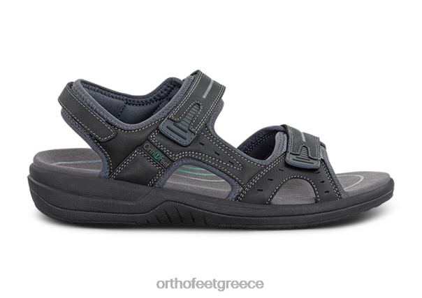 Orthofeet άνδρες 84N2Z120 σανδάλια μαύρος Δίδυμοι