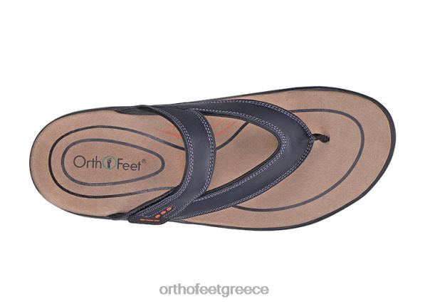 Orthofeet άνδρες 84N2Z121 σανδάλια μαύρος Ελ Ντοράντο